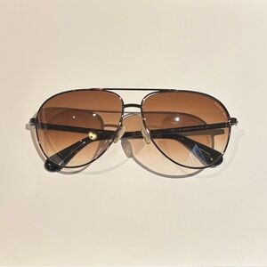 Marc by Marc Jacobs bronze aviator sunglasses